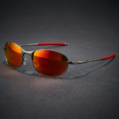 Lightweight unisex polarized sport sunglasses, durable & comfortable for activewear. UV protection.