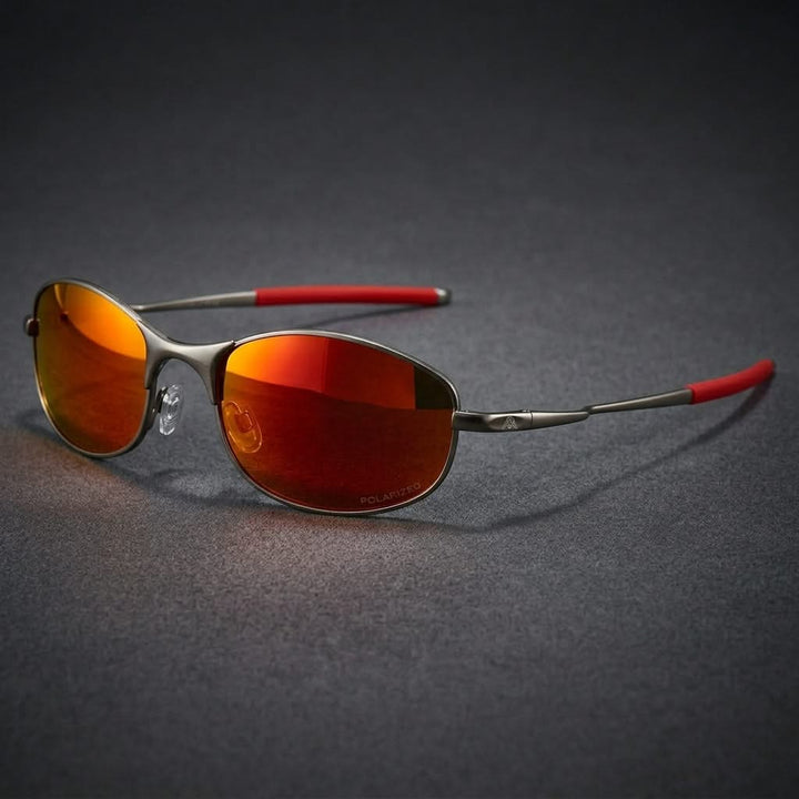 Lightweight unisex polarized sport sunglasses, durable & comfortable for activewear. UV protection.