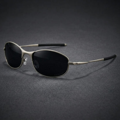 Clear vision sport sunglasses with full UV protection. Polarized lenses reduce glare for outdoor use.