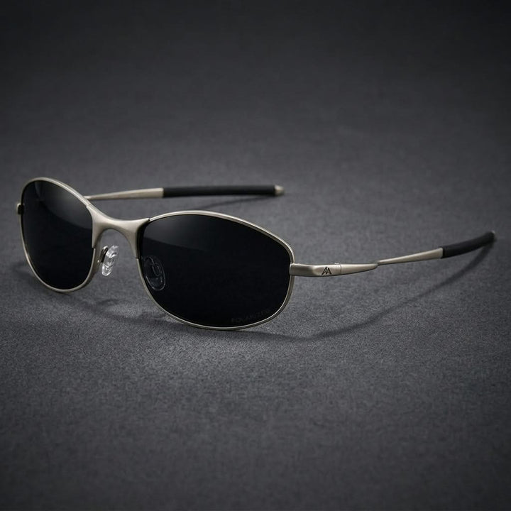Clear vision sport sunglasses with full UV protection. Polarized lenses reduce glare for outdoor use.