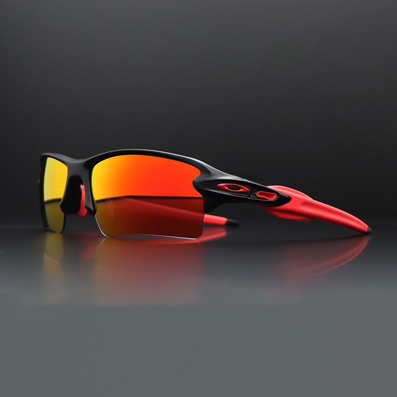 Unisex polarized sport sunglasses with glare reduction and UV protection for outdoor activities.