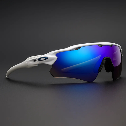 Lightweight polarized sports eyewear, ideal for men and women during cycling, running & active outdoor sports; UV protective.