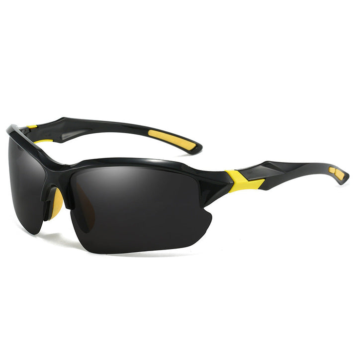Unisex polarized sports sunglasses designed for optimal vision, perfect for demanding outdoor cycling & driving.
