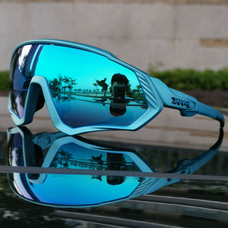 Lightweight unisex polarized sunglasses, offering excellent UV protection for sports eyewear, perfect for running & cycling.