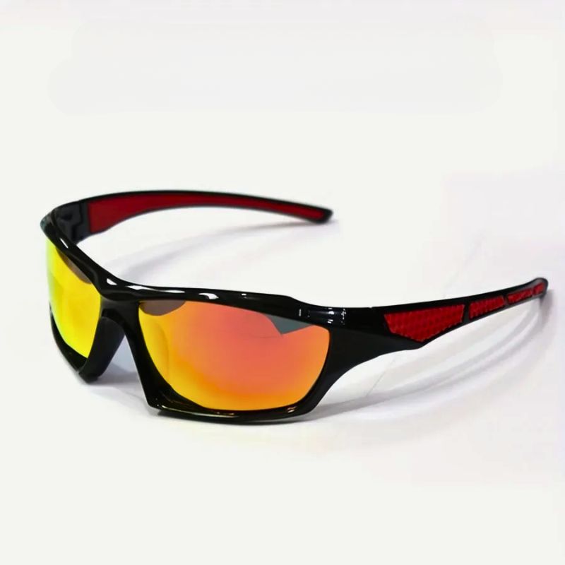 Unisex polarized sports sunglasses for peak performance, offering UV protection & anti-glare for outdoor activities.