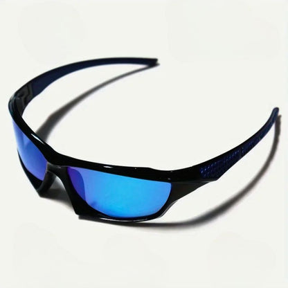 High-performance polarized sports sunglasses, unisex design for superior athletic vision & UV protection.
