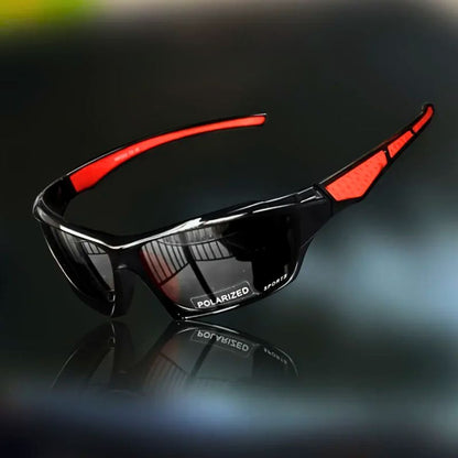 Athletic unisex polarized sunglasses, designed for peak performance with UV protection & anti-glare.