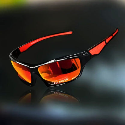 Outdoor unisex polarized sports sunglasses, offering lightweight comfort and superior anti-glare UV protection.