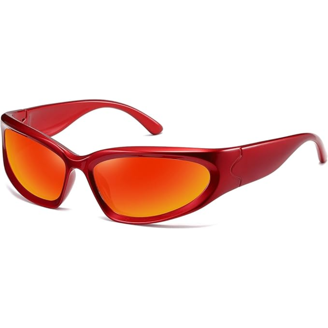 Premium polarized sports sunglasses, SwiftWrap, ensures clear vision & UV protection.