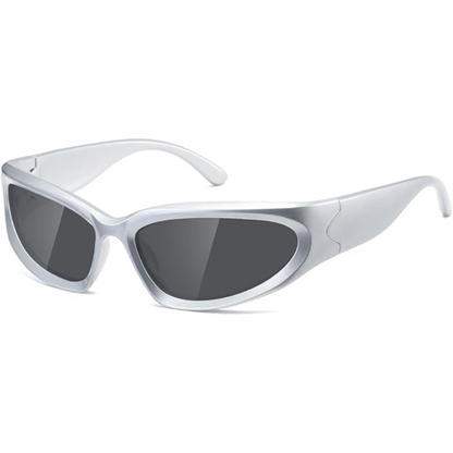 Glare-reducing polarized sunglasses, SwiftWrap, for running, cycling & outdoor sports.