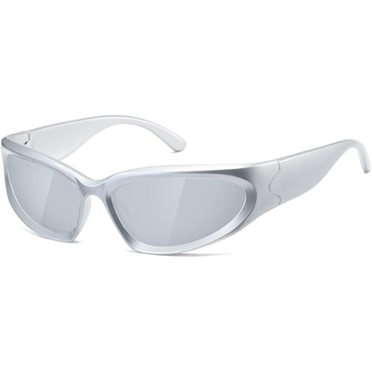 Stylish SwiftWrap athletic sunglasses, unisex design, offering superior UV protection.