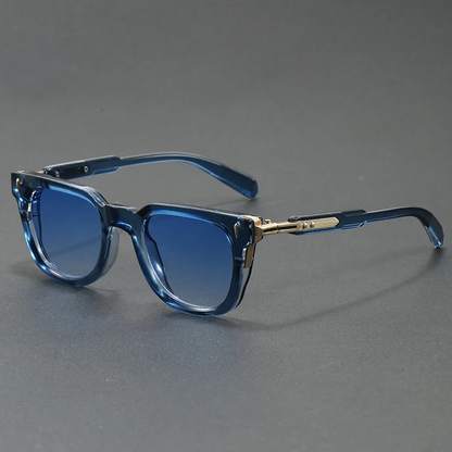 Unisex polarized square sunglasses with UV400 protection & glare reduction, lightweight fashion eyewear.