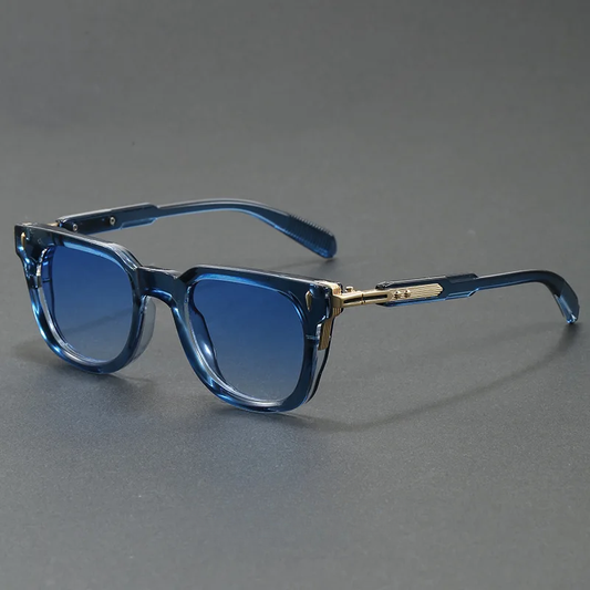 Unisex polarized square sunglasses with UV400 protection & glare reduction, lightweight fashion eyewear.