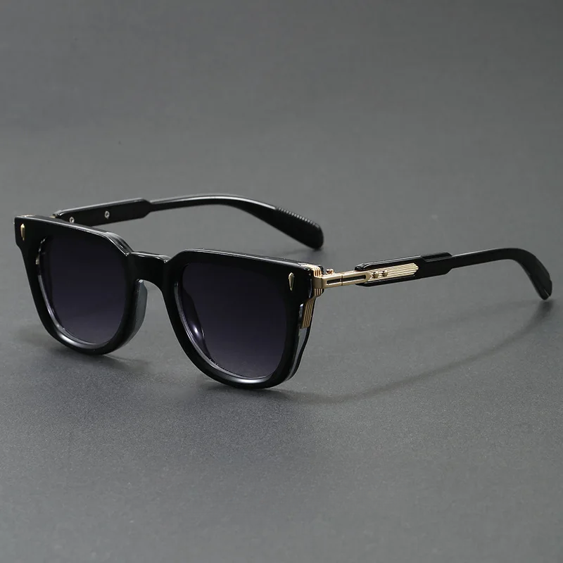 Fashionable unisex eyewear: polarized square sunglasses for UV400 protection & glare reduction. Lightweight.