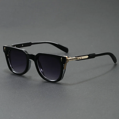 Fashionable unisex eyewear: polarized square sunglasses for UV400 protection & glare reduction. Lightweight.