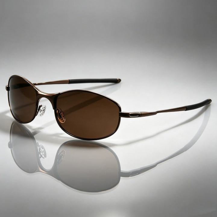 Stylish unisex polarized eyewear, offering glare reduction & UV protection for active outdoor lifestyles.