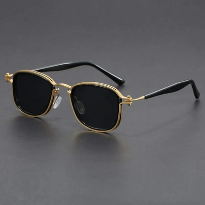Unisex polarized sunglasses with full UV protection, anti-glare lenses, and a lightweight metal frame.