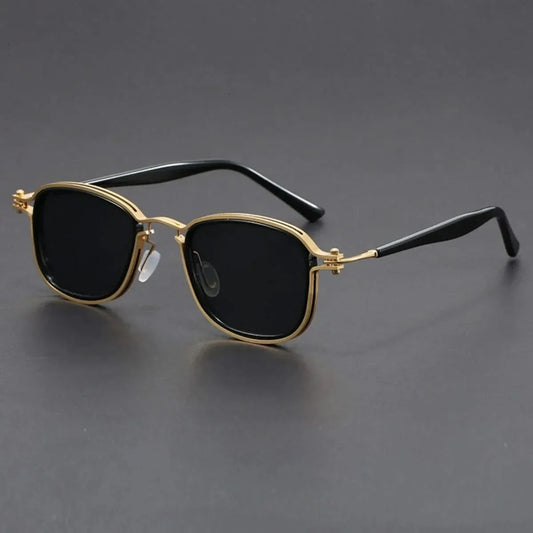 Unisex polarized sunglasses with full UV protection, anti-glare lenses, and a lightweight metal frame.