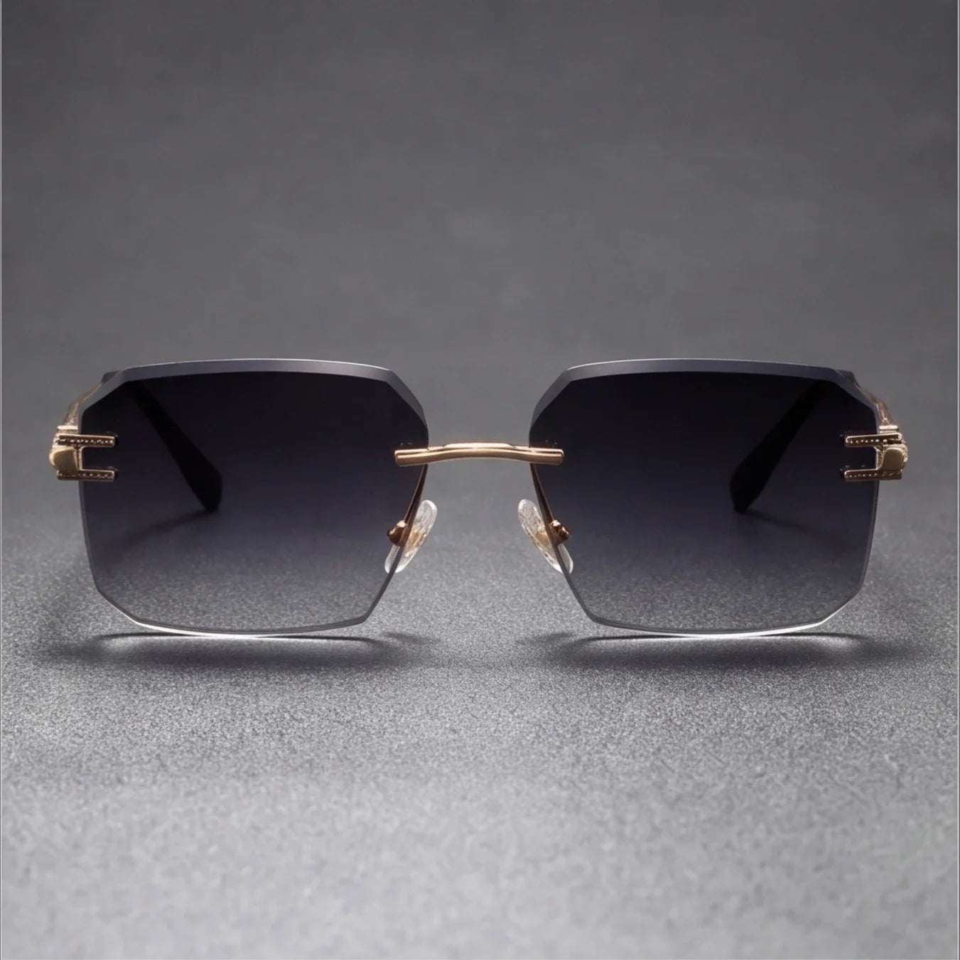 Anti-glare unisex sunglasses with polished beveled edge, lightweight and durable eyewear.