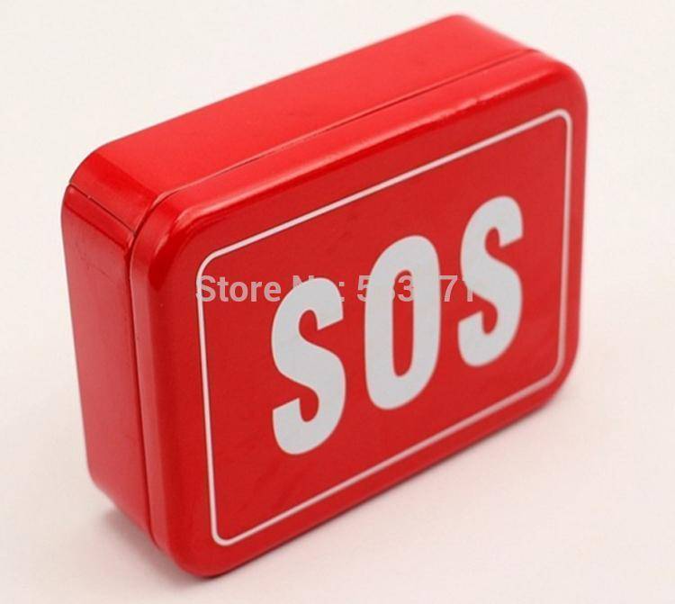 Essential unisex outdoor tools and survival gear in a compact emergency kit for camping safety.