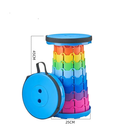 Durable and portable collapsible stool, a must-have for all outdoor enthusiasts