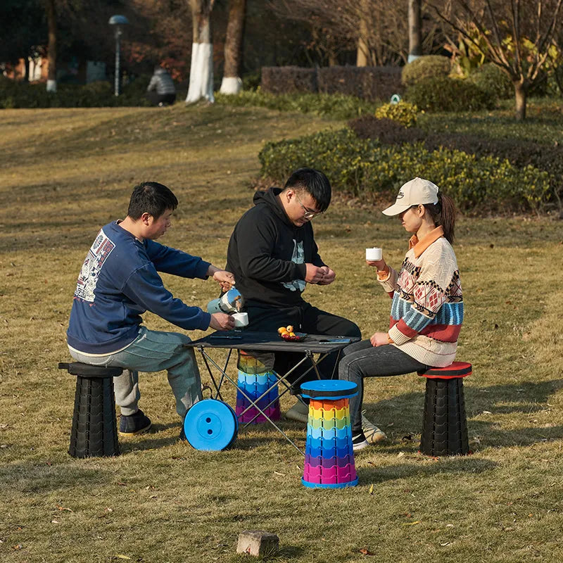 Unisex lightweight camping stool, easy to collapse and set up for quick outdoor use