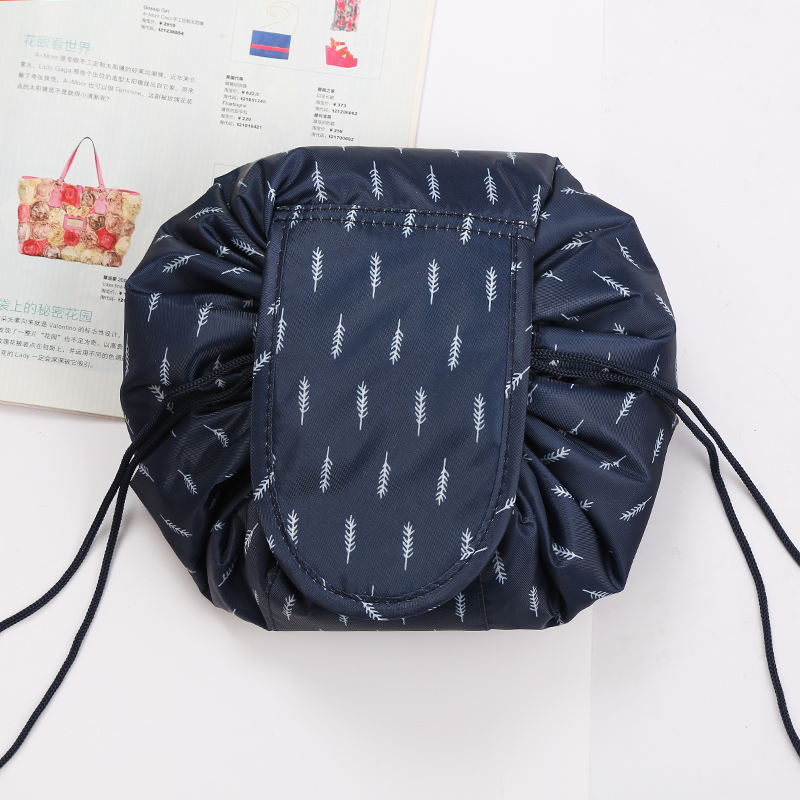 Waterproof drawstring gym bag, portable travel organizer for toiletries, great for active lifestyles.
