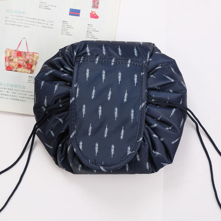 Waterproof drawstring gym bag, portable travel organizer for toiletries, great for active lifestyles.