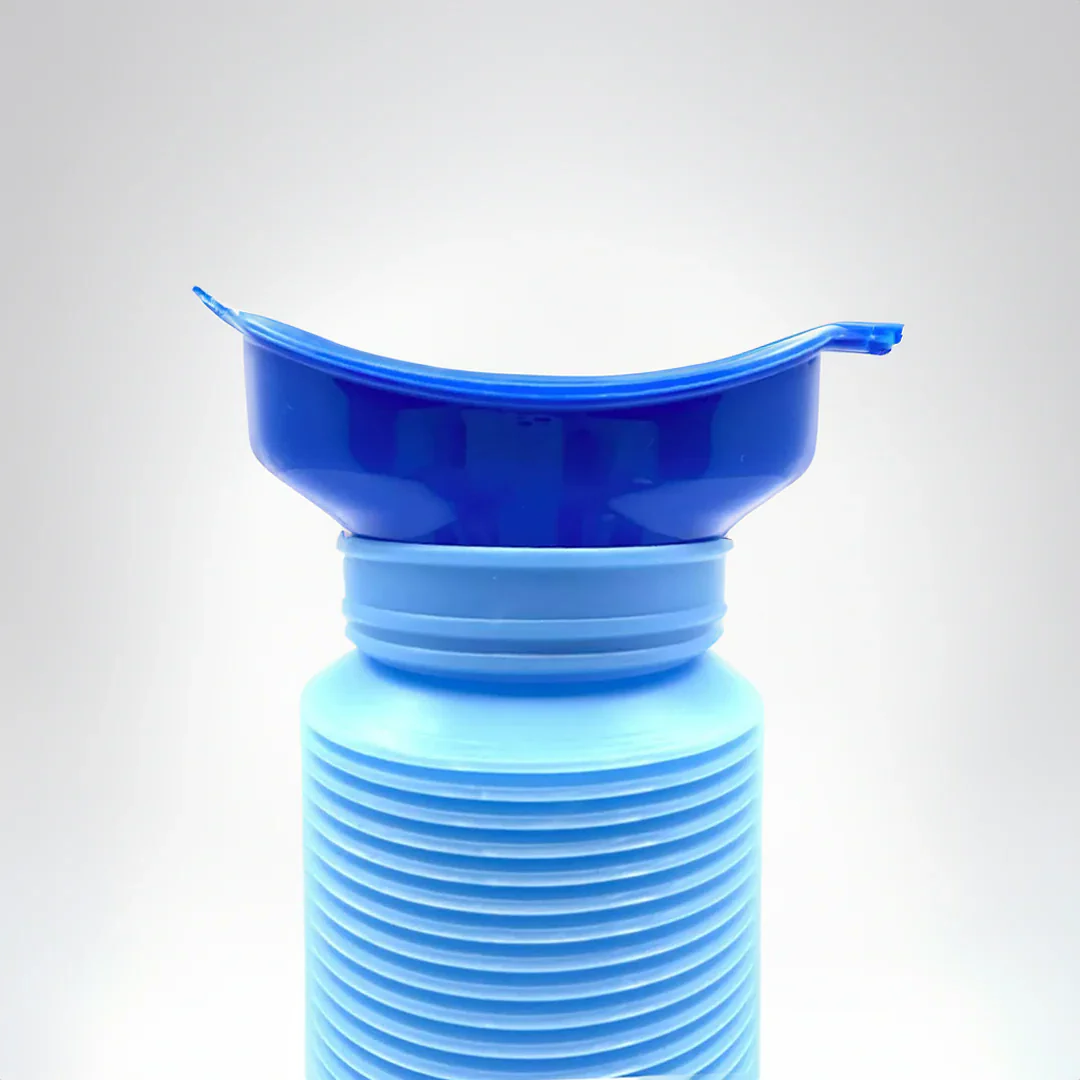 Convenient portable urinal for roadside emergencies & travel. Unisex emergency toilet for car, camping & outdoor.
