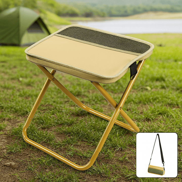 Lightweight portable folding chair backpack, perfect for hiking, camping & travel.