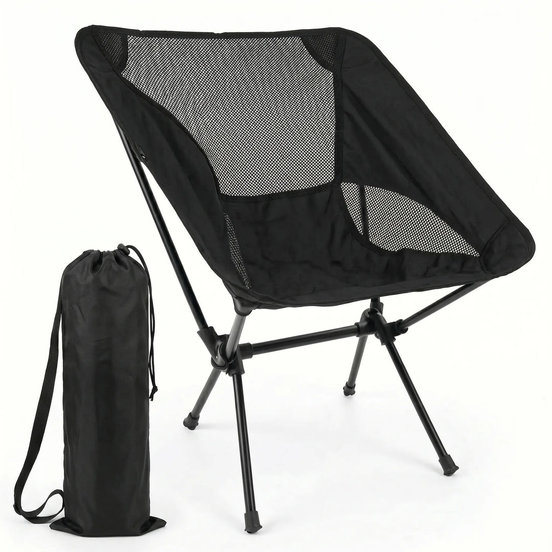 Travel-friendly folding chair for outdoor recreation. Portable, lightweight & compact design for ultimate convenience.