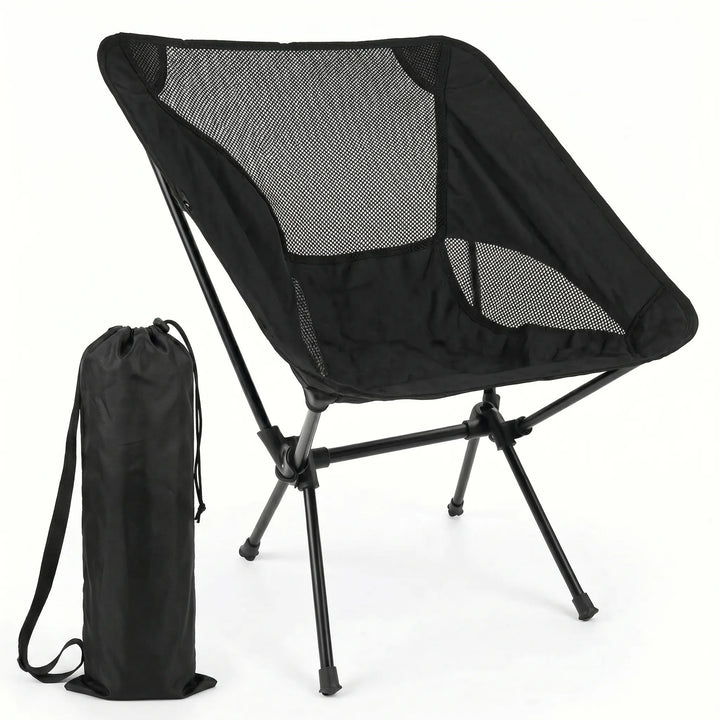 Travel-friendly folding chair for outdoor recreation. Portable, lightweight & compact design for ultimate convenience.