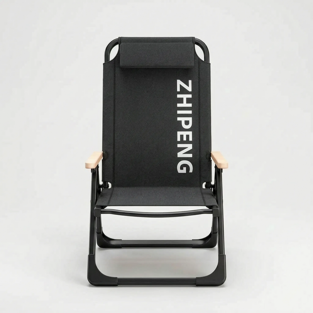 Stylish folding lounge chair, ideal for balcony furniture or compact indoor seating. Unisex, easy to store & move.