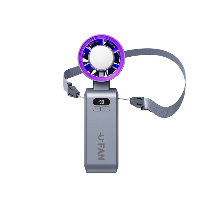 Durable handheld mini fan, providing refreshing breeze wherever you go, a true summer essential.