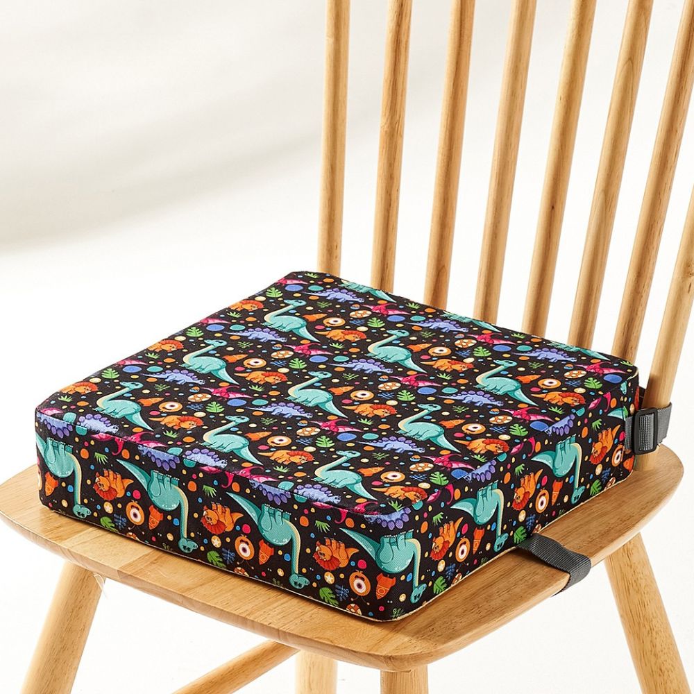 Infant support portable high chair, a unisex travel booster seat for safe and comfortable baby feeding at dining.