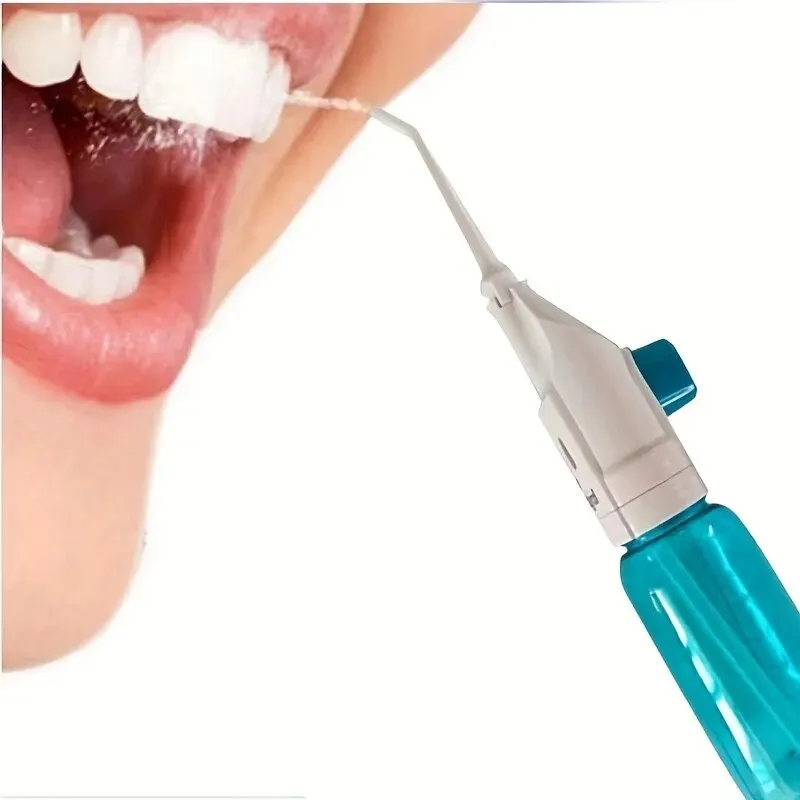 Unisex portable high-pressure water flosser for effective teeth cleaning & gum health. Essential dental hygiene.