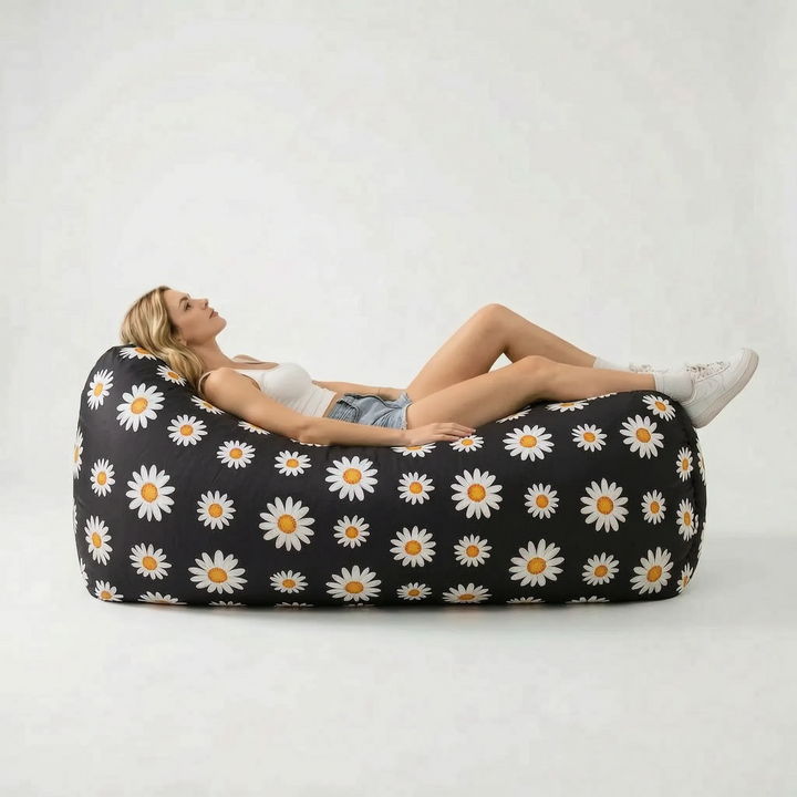 Lightweight, travel-friendly inflatable air lounger sofa. Quick setup outdoor seating, perfect for any adventure.