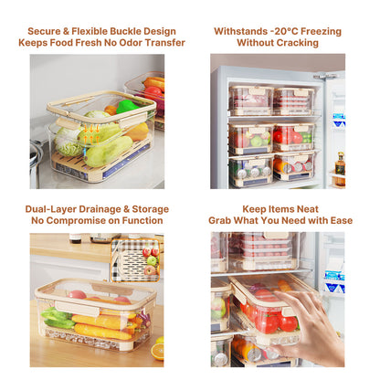 Compact leakproof food container, camping gear for efficient outdoor food organization.