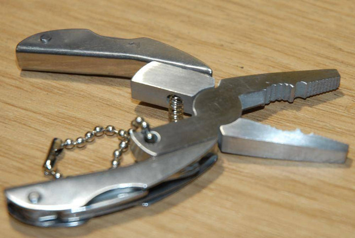 Durable stainless steel keychain tool, a versatile multifunction plier for everyday utility