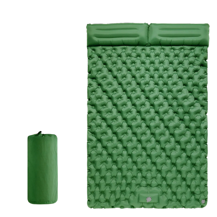 Unisex portable outdoor camping air mattress, lightweight for hiking and adventure travel