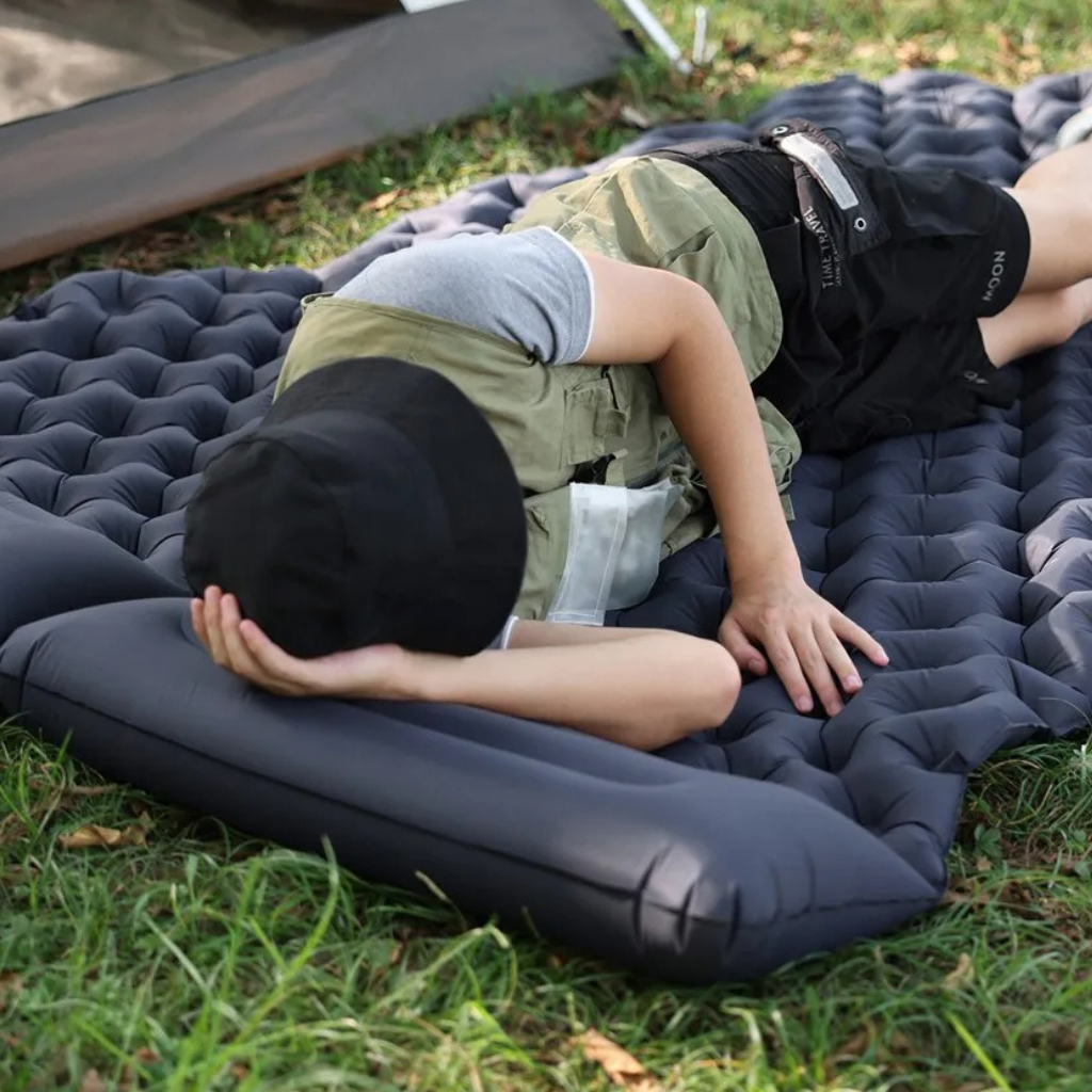 Lightweight adventure sleep mat, an essential unisex air mattress for any outdoor trip