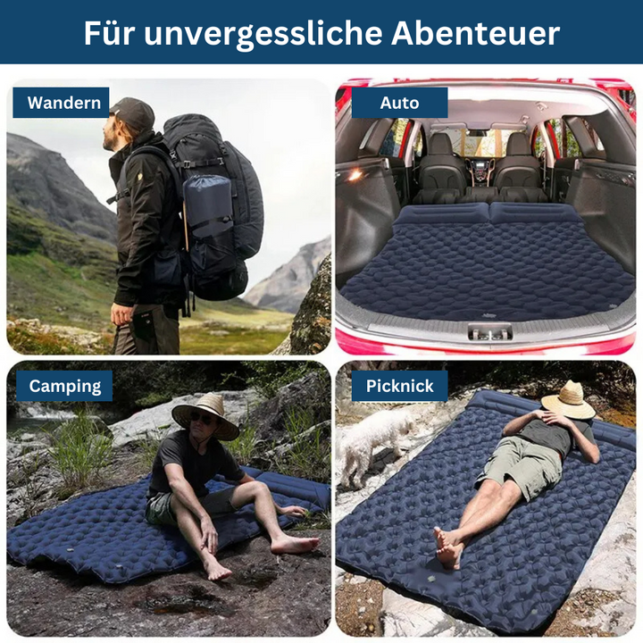 Unisex travel sleep mat, an essential lightweight air mattress for outdoor adventures