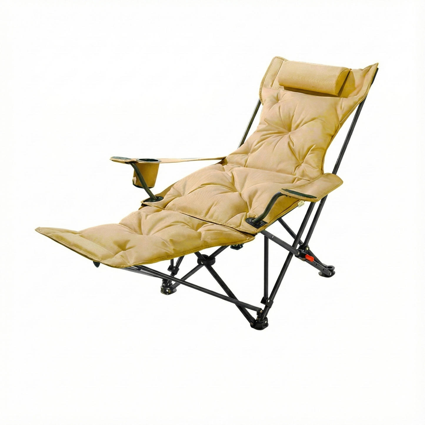 Outdoor living recliner, portable design, great for patios, gardens, and camping trips