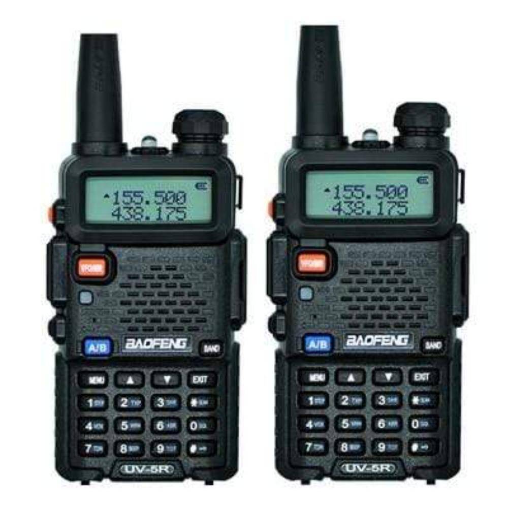 Ergonomic portable two-way radio, designed for comfortable grip during adventure.