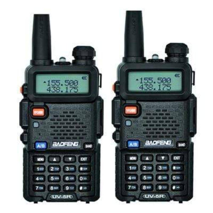 Ergonomic portable two-way radio, designed for comfortable grip during adventure.