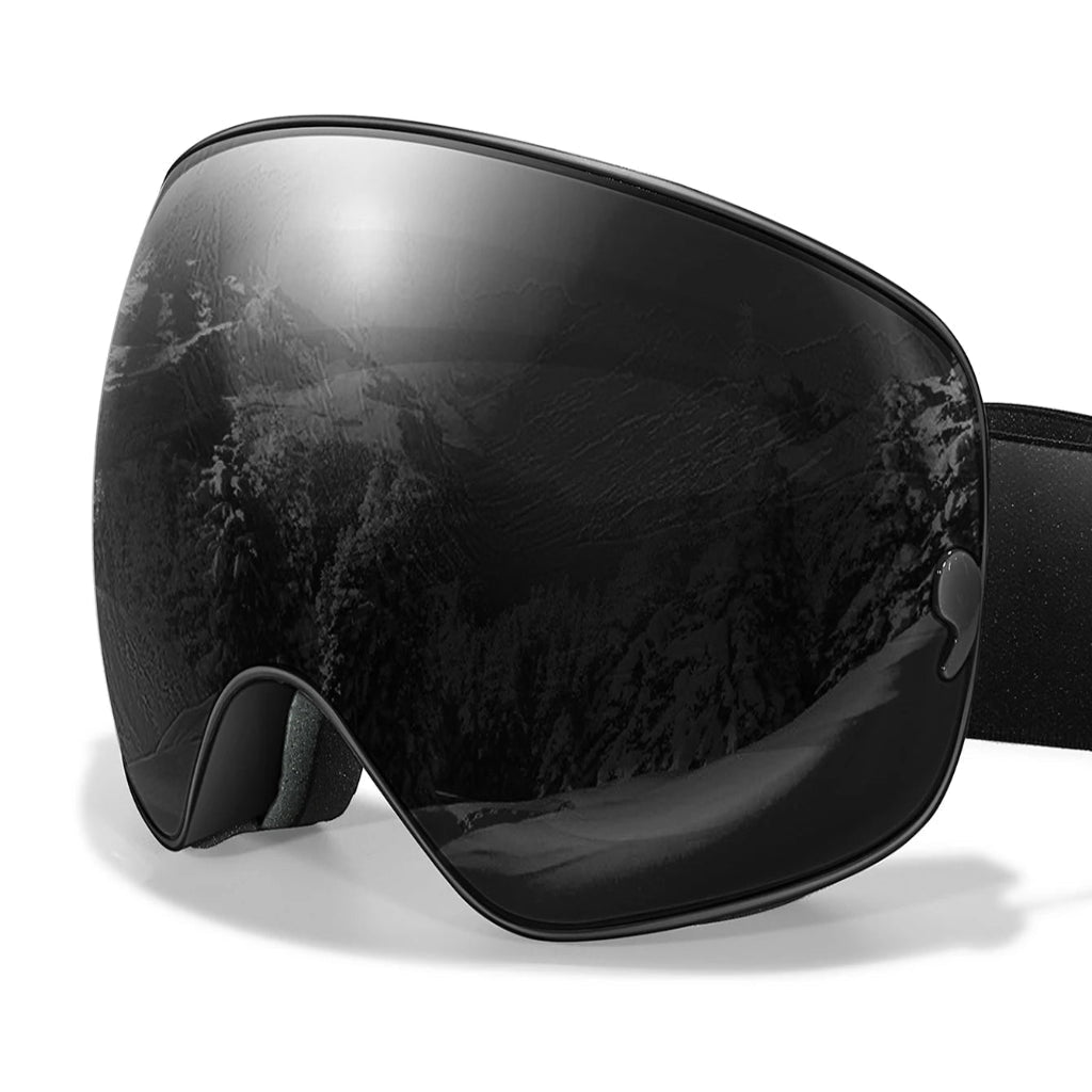 Essential snow gear: unisex anti-fog ski goggles with UV400 and night vision for clear sight.