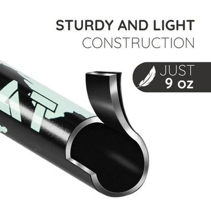 Lightweight retractable hiking stick for trail adventures, durable alloy steel, ergonomic design.