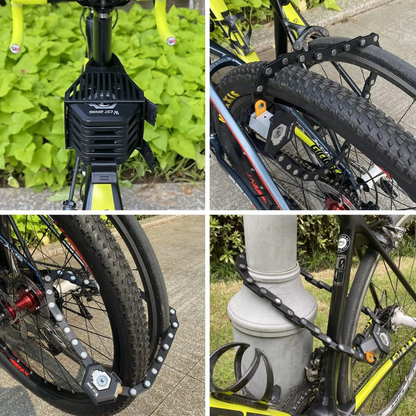 Unisex bicycle U-lock offering heavy-duty protection for bikes, preventing theft