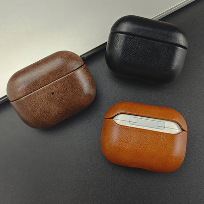 Stylish slim unisex earphone case in premium leather. Offers scratch resistance & drop protection.