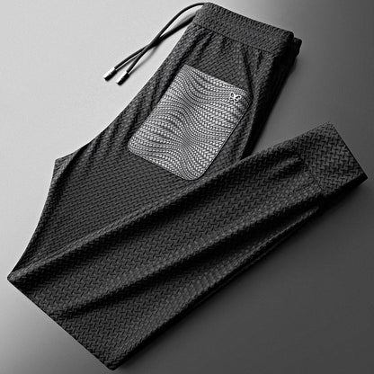 Textured Royal Gray premium jacquard set, offering everyday comfort & stylish loungewear.